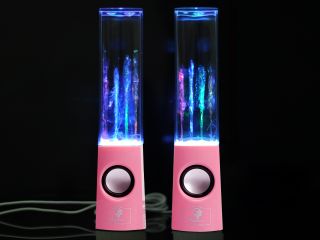 USB LED Light Dancing Water Speaker Music Box for PC Laptop  MP4 Cell Phone