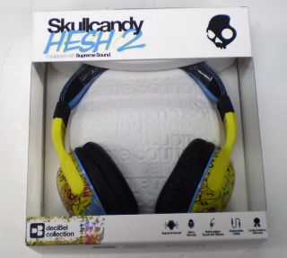 Skullcandy Hesh 2 Toxic Tune with Microphone Music Headphones Brand New