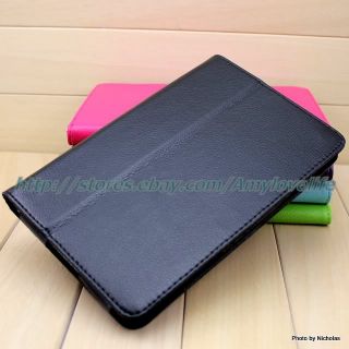 Soft PU Leather Skin Folio Cover Case 4  Kindle Fire 7" Tablet with Stand