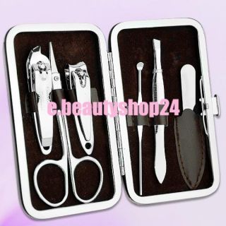 Stainless Steel Nail Clippers Manicure Pedicure Set Kit
