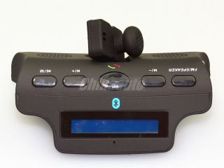 Full Duplex LCD Steering Wheel Bluetooth Handsfree Car Kit Speakerphone TTS