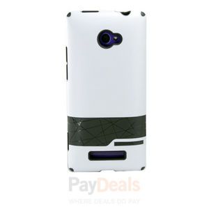 Body Glove Diamond Brushed Case for HTC Windows Phone 8x in White Grey