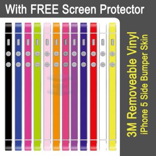 Ultra Thin 3M Vinyl Decal Skin Sticker for iPhone 5 Side Bumper Screen Protect