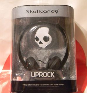 Skullcandy Uprock Black Ear Bud Headphones Earphones S3FXFM 033 0878615038257