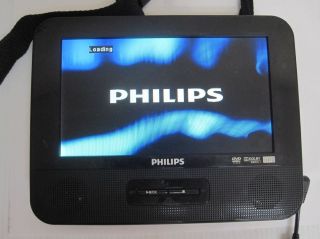 Philips Portable DVD Player Dual 7" Widescreen LCD Screen DIVX Car CD AV PD7013