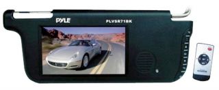 Right Sun Visor Monitors Black Car Video Vehicle Electrnics VCD DVD GPS Camera