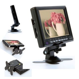 Lowest Price 7" HD Car Digital HD TFT LCD Stand Monitor TV Remote Control