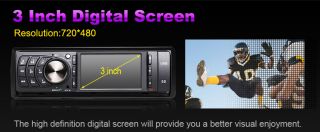 Cool Single 1 DIN 3" in Dash Touch Screen Car Stereo DVD CD  Player Radio