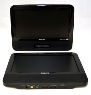 Philips PD9012 37 Dual 9" Dual 2 LCD Car Portable DVD Player Widescreen PET9402