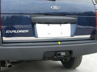 2002 2010 Ford Explorer 1pc Stainless Rear Hatch Trim