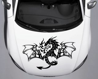 Winged Tribal Dragon Car Truck Vinyl Decal Sticker  Squeegee 012