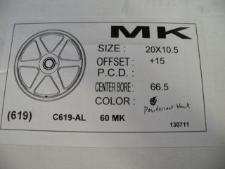 20" MRR MK Motorsports Wheels BMW 5 Series 525 528 530 535 545 550 M5 E60 E61