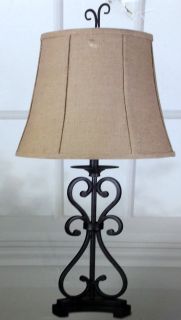 Hampton Bay Monterrey Rust Table Lamp