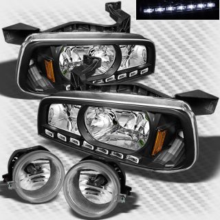 Dodge Charger Black Head Lights