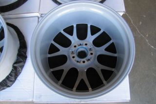 20" BMW E39 M5 BBs CH R Chr Concave Staggered Silver Wheels Rims