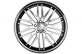20" Benz W215 CL500 CL55 Stance Evolution Concave Staggered Machined Wheels Rims
