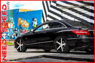 20" XO Miami Brushed Black Concave Wheels Rims Fits BMW E71 E72 x6 X6M