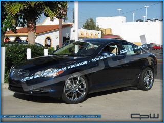 4 New 20" Senta Chrome Wheels Rims Tires Package Deal Fits 2008 2012 Jaguar XF