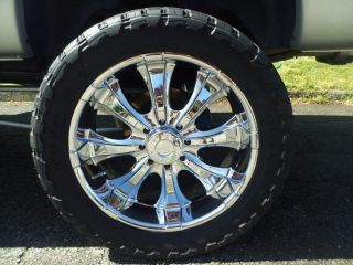 37x13 50R24 Toyo Open Country M T Tires on 24" 8 Lug American Racing Rims