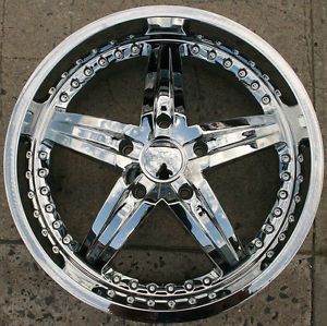 Driv Moonshine D224 22 x 9 5 Chrome Rims Wheels Toyota Tundra 07 Up 5H 35