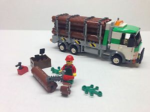 Lego City Custom Logging Forestry Truck with Accessories One of A Kind L K