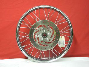Harley Davidson 21" Wide Glide Chrome Profile Laced Front Wheel P N 43445 05