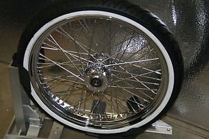 Chrome Harley Gangster Softail 00 06 DNA Wheel 21x3" 60 Stainless Steel Metzler
