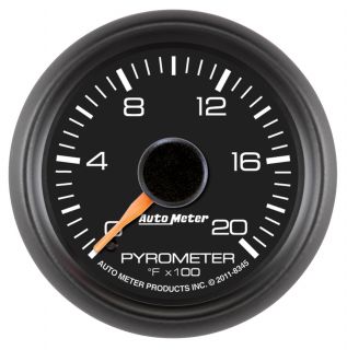Auto Meter 8345 Chevy Factory Match Electric Pyrometer Gauge Kit