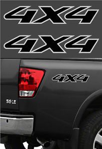 2 4x4 Decals Stickers Universal for All Trucks Ford Offroad Accessories