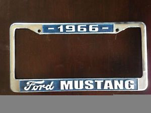 66 Ford Mustang License Plate Frame 1966 A0031