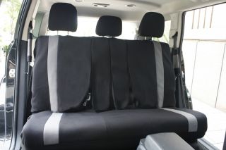 20pc Set Red Gray Black Auto Truck Seat Cover Wheel Belt Pad Head Rest Floor Mat