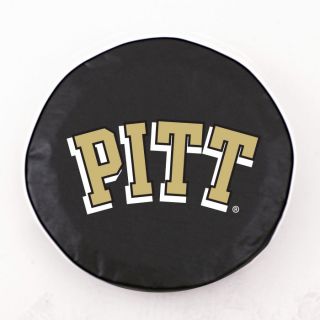 Pittsburgh Panthers NCAA Exact Fit Black Vinyl Spare Tire Cover by HBS Covers