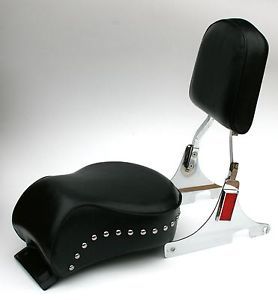 Harley Davidson Seat Sissy Bar Backrest Softail Passenger Studs Studded 5576