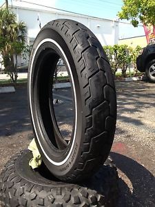 1 Used Dunlop HD D402 Rear White Wall MT90B16 M C 74 H Motorcycle Tire Harley