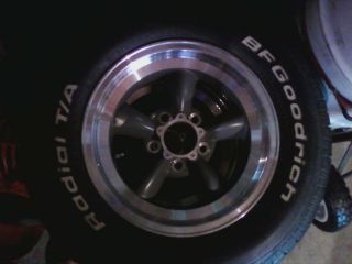 2 Like New American Racing Torq Thrust 15 x7 Wheels Rims and BF Goodrich Tires