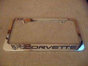 Corvette C5 Chrome License Plate Frame
