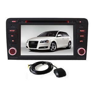 New in Dash Car Radio Stereo w GPS CD DVD  Player for Audi A3 2003 2011