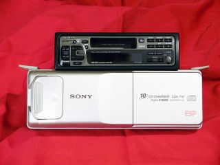 Sony CD Changer Car Radio Cassette Player Stereo 10 Disk CD Multichanger