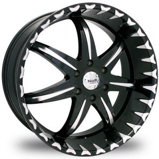22" Black Polish Rims Tires 5x120 Land Rover Range Rover Acura MDX 285 35 22