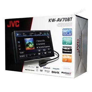 New JVC KW AV70BT Car DVD Player Receiver Double DIN Touchscreen 7" Monitor USB
