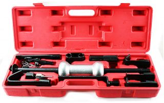 13pc Heavy Duty Dent Puller w 10lbs Slide Hammer Auto Body Truck Repair Tool Kit