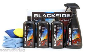 Blackfire Wet Diamond Kit Car Wax Sealant Polish Care for All Paint Types