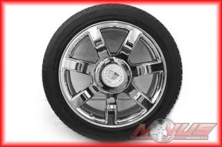 22" Cadillac Escalade Chrome Wheels Tires Chevy Tahoe 20 18