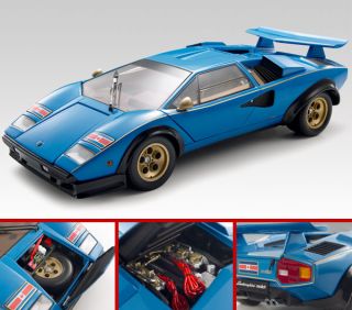 Lamborghini Countach Walter Wolf Edition Blue 1 18 Autoart 74652