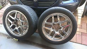 C5 Corvette Z06 Front Wheels and Tires