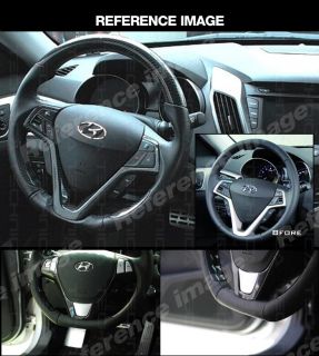 Carbon Sports Steering Wheel Cut D Shaped Fit Hyundai 2011 2013 Veloster Turbo