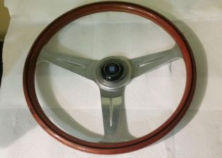 Vintage Nardi Wood Steering Wheel Italy Alfa Jaguar Fiat Lancia BMW Mercedes