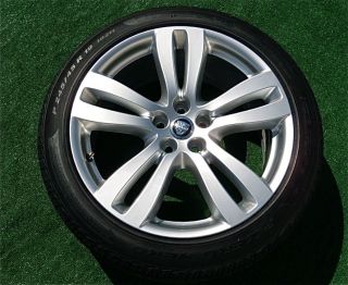 Set of 4 Original Genuine Factory Jaguar XJL XJ 19 inch Wheels Pirelli Tires