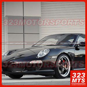 19" Avant Garde Ruger Classic Gloss Black Wheels Rims Porsche 911 996 997 Turbo