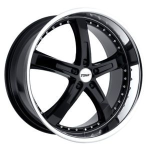 19" Staggered Black TSW Jarama Wheels 5x4 5 5 Lug Mazda RX8 Lexus IS250 Is350